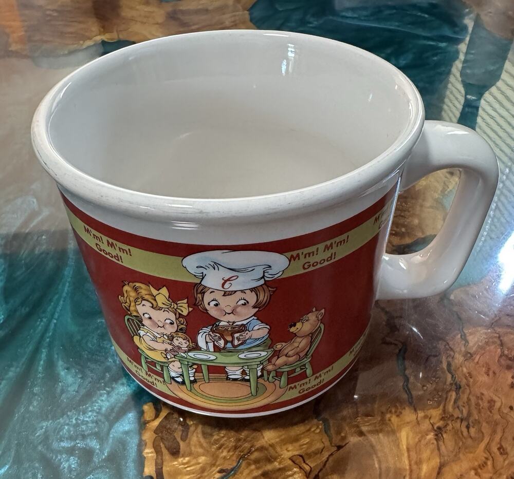1998 Houston Harvest Campbell's Soup mug featuring the Campbell Kids